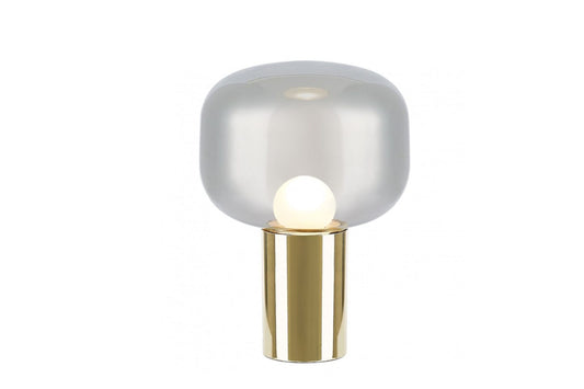 Brass coloured lamp