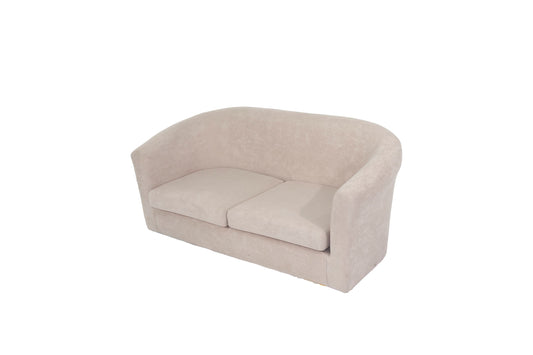 2 Seater Grey Fabric Sofa