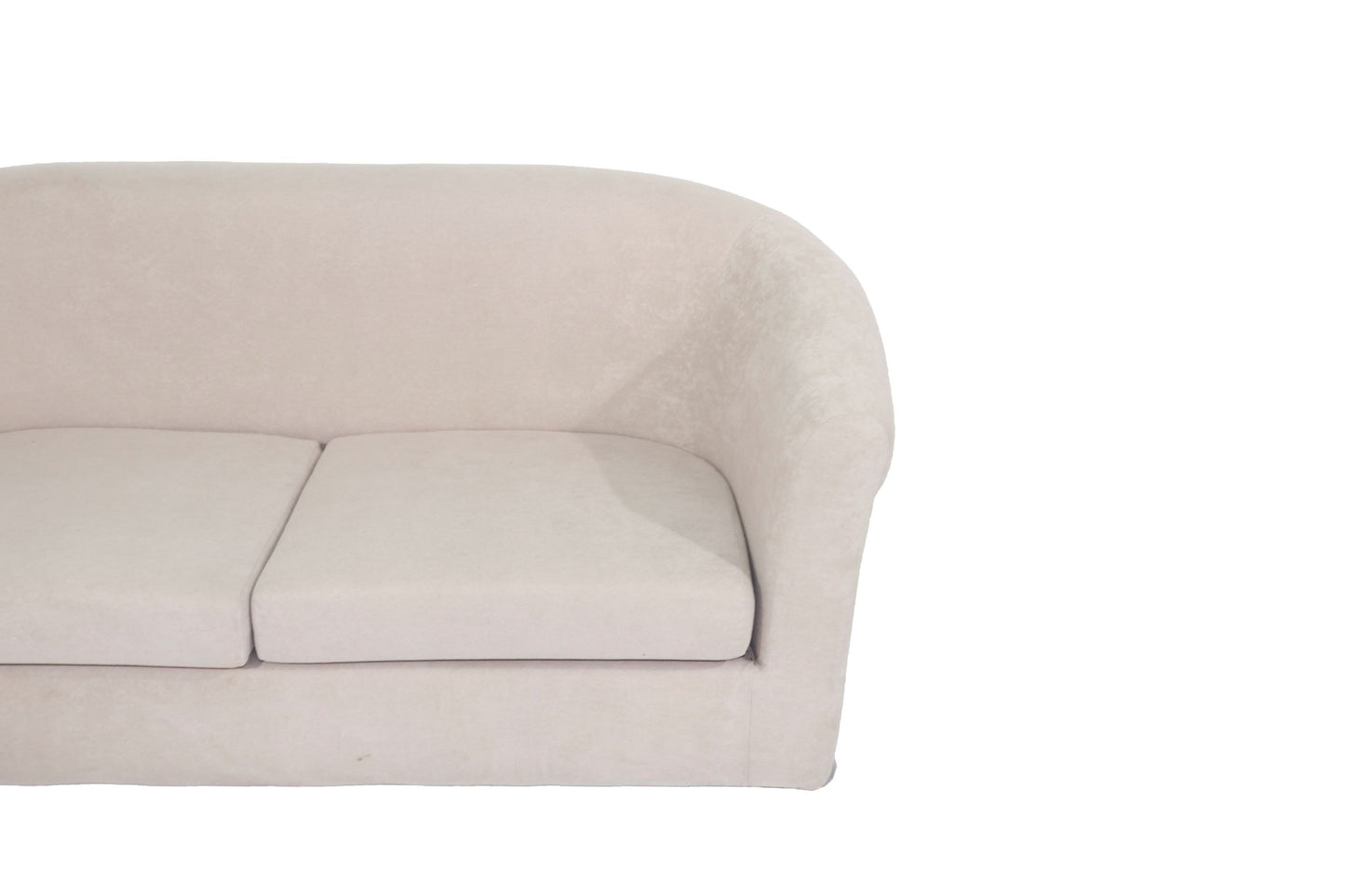 2 Seater Grey Fabric Sofa